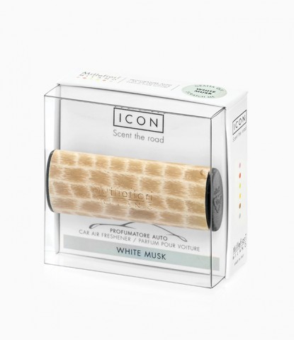 [60%할인] ICON Wood : 화이트 머스크 - 카 에어프레쉬너 / 16CAR39